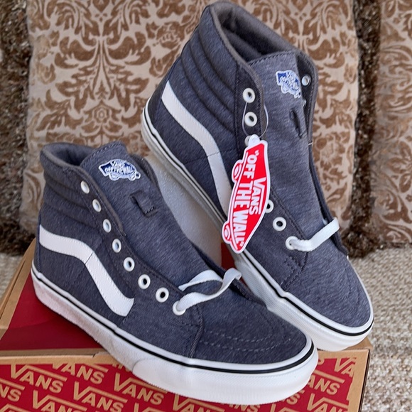 Vans Sk8-Hi Jersey Grey/Snow White WMNS - Picture 8 of 16